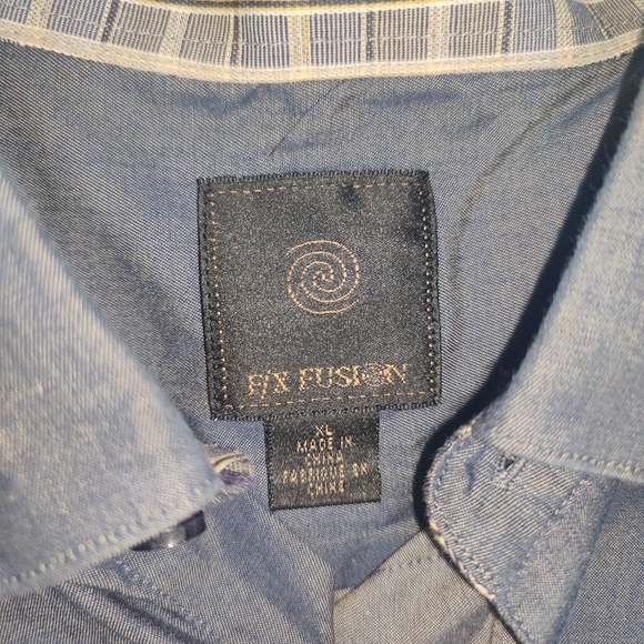 NWOT FX fusion button up shirt xl - Picture 4 of 6